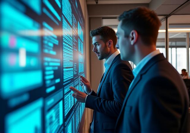 Business consulting team working on market analysis